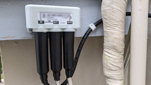 福岡市の早良区はで分配工事