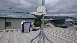 糸島市の曽根でアンテナ工事