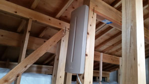 福岡の宇美町でアンテナ取り付け工事