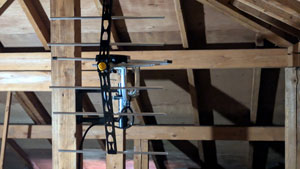 福岡市で地デジアンテナ取り付け工事