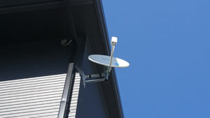 福岡市の西区周船寺でアンテナ取り付け工事